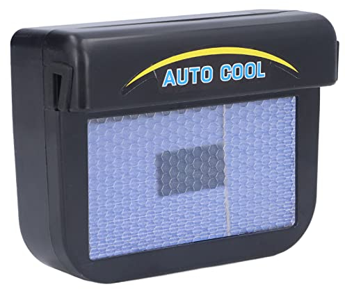 FLEXMAN Auto Solar Abluftventilator, 5,8 X 2,3 X 4,3 Zoll, Zuverlässiger Solarbetriebener Abluftventilator, Anwendbar für Fahrzeuge mit Türrahmen Über Dem Fenster