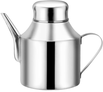 Contenedor de aceite para freír - Recipiente para aceite de cocina usado | Contenedor de aceite de cocina de alimenticio, recipiente para grasa, recipiente para aceite de 1000 ml, acero