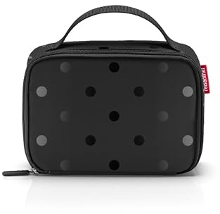 reisenthel Thermocase Glossy Dots Black - Petit sac isotherme pour cosmétiques, médicaments, collations, etc. - En matériau imperméable