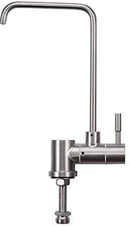 Rubinetto da Cucina Miscelatore Acqua Potabile Rubinetto Pieghevole per Acqua Pura Depuratore d'Acqua Acqua Potabile Diretta Rubinetto per Filtro Acqua in Acciaio Inossidabile Spazzolato B