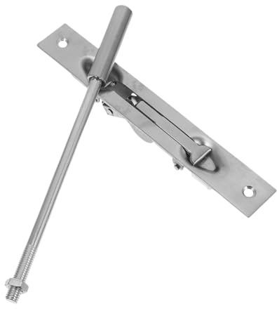 Veemoon Catenaccio Porta in Acciaio Inox Antiscasso Per Porte Interne Esterne Garage e Recinzioni Design Bullone Protezione Sicurezza