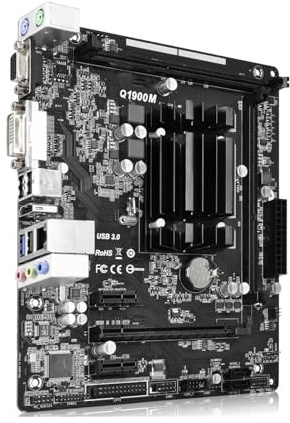 Placa Madre CPU Fit For ASRock Q1900M De Cuatro Núcleos con Procesador J1900 Integrado Y DDR3 Bajo Consumo (Apariencia Marca Aleatoria)