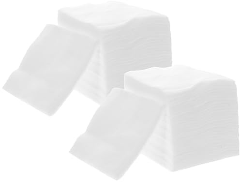 CHICAMPERA Dicke Weiche Baumwoll Wattepads zum Abschminken 250g Fusselfrei Hypoallergen für Gesicht und Reisen