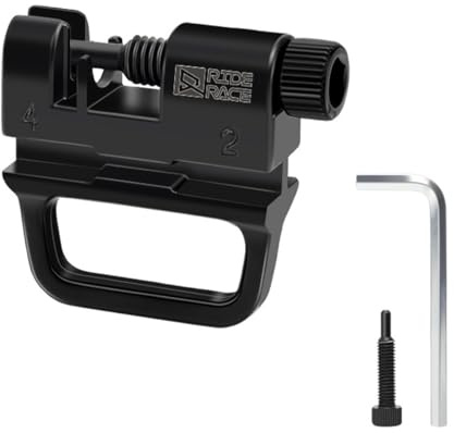 HOUSON Mini Kettennieter für Fahrradketten – Kompaktes Kettenwerkzeug aus Carbonstahl für 1-12 Gang (Mit Speichenschlüssel)