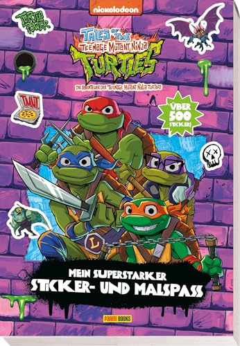 Tales of the Teenage Mutant Ninja Turtles: Mein superstarker Sticker- und Malspaß: Sticker- und Malblock