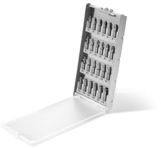 Festool Bitkassette BKS SYS3 25mm - 24-teiliges Bit-Set | PH 1–3, PZ 1–3, TX 10–40 in modularer Kassette – ideal für Möbel- und Küchenmontage