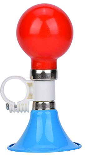 Ausla Gummi Kinderfahrrad Hupe, Metall Gummi Laut Kinderfahrrad Hupe Fahrrad Warnglocke Fahrradklingel für Jungen Mädchen Fahrradzubehör(Blau)