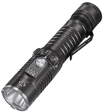 RovyVon S21 High Lumen EDC-Taschenlampe, 3000 Lumen, 400m Wurf-Suchlicht, einfach bedienbarer mechanischer Ratary-Schalter, Magnetfuß, IP68 wasserdicht