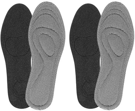 YUXIANLB 2 pares de plantillas para zapatos, plantillas de espuma viscoelástica, plantillas para fascitis plantar para hombres y mujeres, insertos ortopédicos para zapatos, insertos de soporte de
