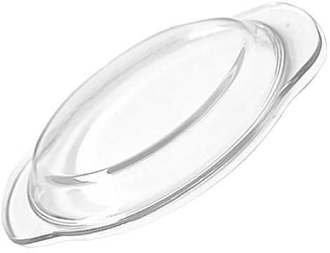 SOIMISS Microwave Glass Lid 20.2cm Splash Guard Cover for 8-inch Ceramic Bowls Oven and Steaming Use Heat-resistant Microwave Food Splatter Guard