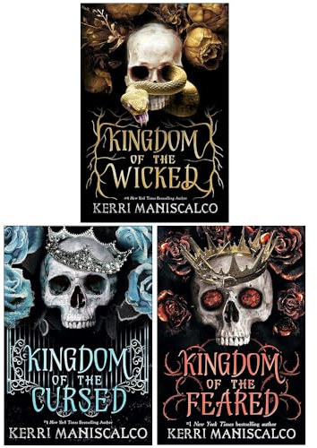 Conjunto de colección de libros Kingdom of the Wicked Serie 3 [Reino de los malvados, Reino de los malditos y Reino de los temidos (tapa dura)]