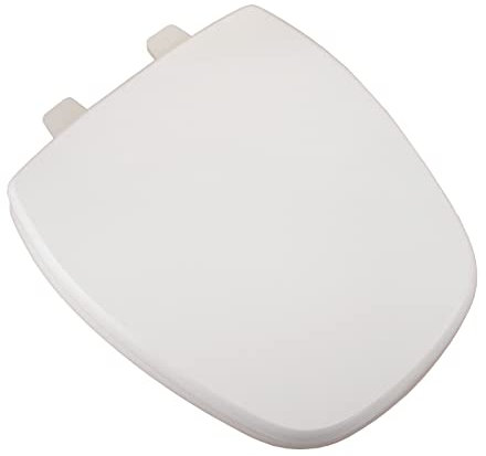 Comfort Seats C1B4R49-00 Deluxe WC-Sitz, MDF-Holz, abgerundet, Edelstahl-Scharniere, Weiß