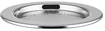 ALESSI 5009/11 - Posavasos (Acero Satinado con Borde Brillante)