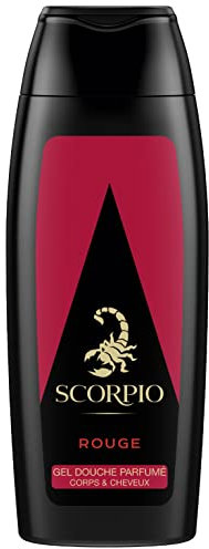 Scorpio - Gel Doccia Corpo Uomo - Collezione Rosso - Flacone 250 ml