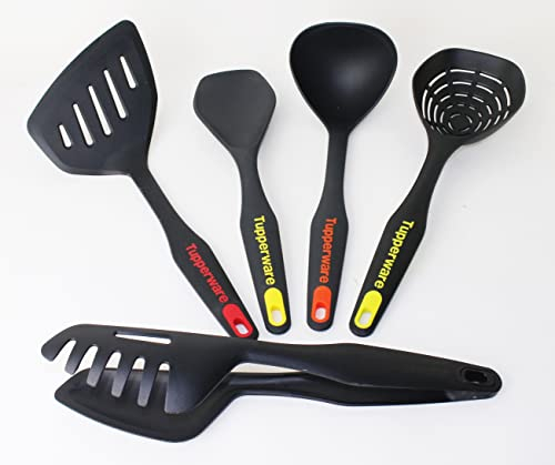 Tupperware Griffbereit Schöpf-, Servier-, Schaumlöffel Chefzange Pfannenwender Küchenutensil Küchengerät Küchenhelfer PBT, SEBS 28.8 cm x 9.7 cm