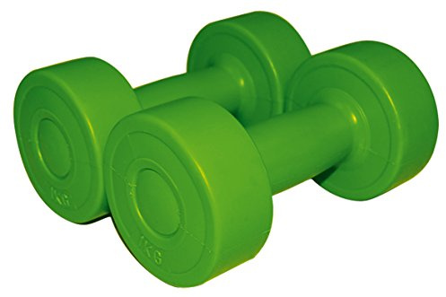 Sveltus Hantel Zement 1 kg (Paar) Erwachsene, Unisex, Grün, XL, One Size