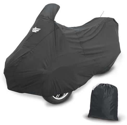 UltraGard Essentials Can-Am RT 2010-2019 Full Cover - Weather & Water Resistant Protection, Elastic Hem, Antenna Flaps, Rustproof Grommets, Windshield Liner, Zippered Pouch - Black