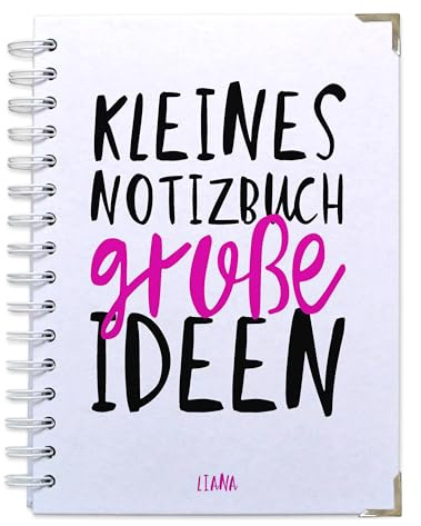 Feenstaub Personalisiertes Notizbuch mit Spruch, A5 Notizbuch, Tagebuch mit Namen, bulletjournal, journaling, To Do Buch A5, Schreibbuch kariert, Spiralnotizbuch personalisiert