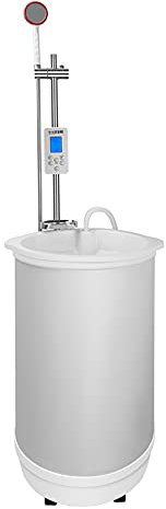 YYUINU Foldable Mobile Bathing Machine,2000W Instant-heat Storage Type Electric Water Heater,Intelligent Constant Temperature Heating, 24 Hours Remote Control Appointment,White