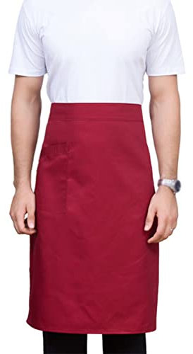 BATTTX Arbeiten Schürze, Tischlerschürze Schweißerschürze Wasserfest Canvas Werkzeugschürze Herren Damen,Perfekt For Garten Keramik Werkstatt Garage