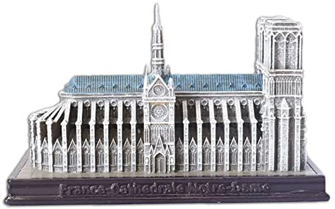 NUNETH Skulptur Für Dekor, Statue Der Kathedrale Notre Dame In Frankreich In Paris, Wahrzeichen-Gebäudeornamente, Geschenke Aus Der Harzsammlung, Grau (L)