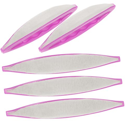 Healeved Lot De 5 Pinceaux À En Peau De Mouton Pour Cirer Et Polir Les En Acrylique Outil De Manucure