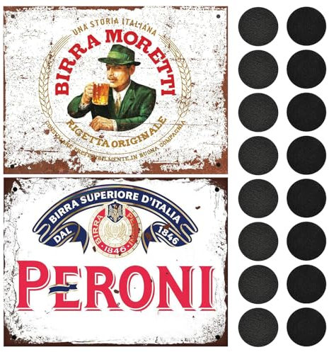 Katslyn 2 Pcs Metal Pub Signs for Home Bar & Kitchen Wall Decor