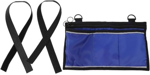 FOMIYES Rollstuhltasche Armlehnentasche Aus Langlebigem Polyester Mit Verstellbaren Gurten Praktische Tragetasche Für Rollstuhl Elektromobil Gehhilfe Alltagshilfe Für Senioren
