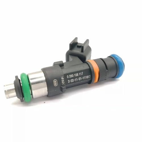 Auto Einspritzdüse Für VW für Golf für Passat 1,8 T Düse Hohe Impedanz Motor Einspritzung 4X 0280158117 550cc 90lb E85 EV14 Kraftstoff Injektor 48mm Einspritzventil