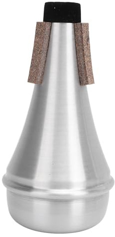 Trompeten-Straight-Dämpfer, Leichte Mini-Aluminiumlegierung, Universelle Trompeten-Übungs-Dämpfer-Stille für Jazz, Anfänger und Studenten
