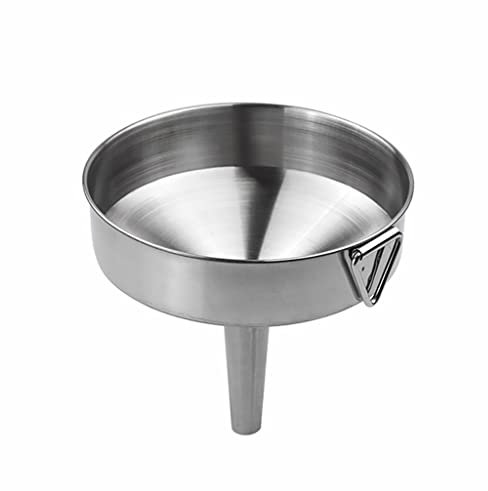 Embudo de Cocina de Acero Inoxidable Engrosado - Embudo de Metal de 8-30 cm for una fácil Transferencia de líquidos, Granos y Polvos(30cm)