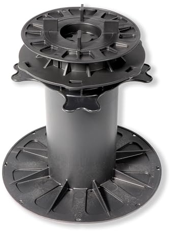Gartenwelt Riegelsberger Justierbarer Plattenlager Premium mit Gefälleausgleich bis zu 5% für Stein Beton Keramikplatten höhenverstellbar 200–300 mm / 18 Stück (1 Karton)