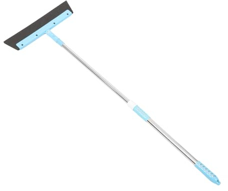 CIYODO Spazzolone Lavapavimenti con Estensibile Raschietto Pavimenti per Bagno Ergonomico e Resistente PP Gomma e Acciaio Inossidabile Pulizia Facile e