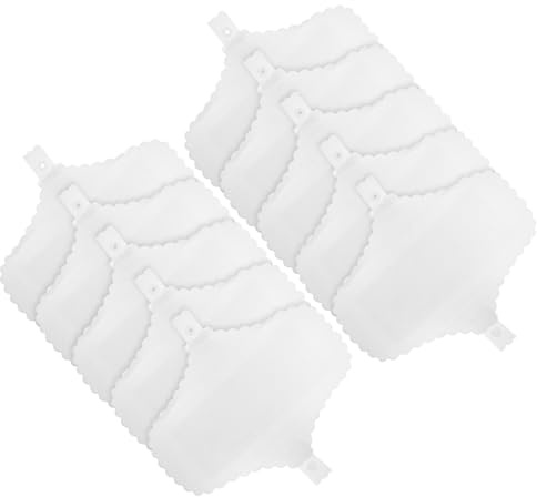 Compresas Menstruales Reutilizables Antifugas 10 de Algodón Lavable | Tela de Algodón, Tacto Agradable Piel, Diseño Elegante Encaje, Uso Diario y Viajes, Color Blanco