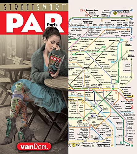 StreetSmart® Paris Map by VanDam - City Center Street Map of Paris, France - Laminated folding pocket size city travel and Metro map with all attractions, sights and hotels (2026) English and French Edition)