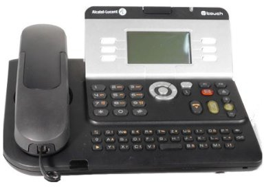 Alcatel-Lucent IP Touch 4028 Noir – Téléphone IP (Noir, 64 x 128 Pixels, 240 x 175 x 133 mm, IEEE 802.3, IEEE 802.3u, IEEE 802.3 AB)