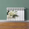 Termosifone WHITE ROSE Rivestimento Adesivo Laminato Stickers Termosifone Wrapping Interior Design