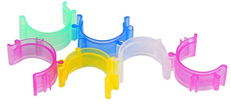 50 Stück/Packung Nähspulen kleine Clips Fadenklammern Halter Werkzeuge verschiedene Farben