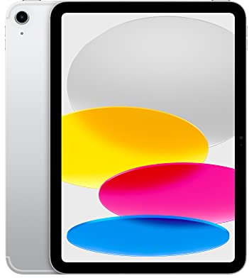 Apple 2022 iPad 10,9'' (Wi-Fi + Cellular, 256GB) - Argento (10ª generazione)