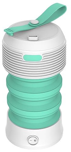 PAHION 500ML Bollitore Elettrico Pieghevole da Viaggio Silicone Alimentare Bollitore d'Acqua Portatile Pieghevole Rapida Bollitura dell'Acqua E Ebollizione della Protezione A Secco Stoccaggio Facile