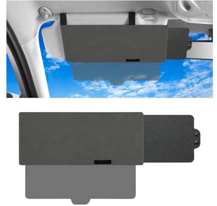 CGEAMDY Car Visor Sunshade Extender, Window Shade, Sun Visor Extension for Car, Anti-Glare Sun Visor Extender Side Window Windshield, Anti-Glare Sun Blocker for Front Seat Driver or Passenger