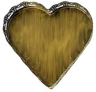 Essenstablett Europäischen Stil Retro Liebe Tablett Hochzeit Requisiten Desktop Kosmetik Lagerung Tablett Tisch Service Tablett Serviertabletts (Size : M)