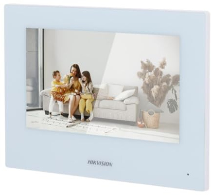 Moniteur d'interphone vidéo tactile TFT Hikvision 7 - DS-KH6320Y-WTE2/Blanc