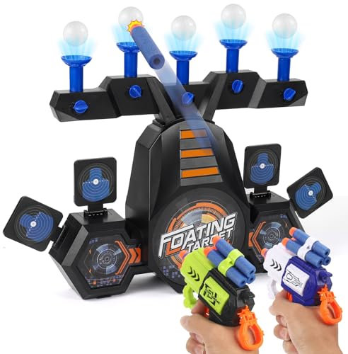 ZWOOS Zielscheibe für Nerf, Zielscheibe Schießspiele Toy, Elektro-Schießscheiben Spielzeug für Nerf Pistole, Weihnachten Geburtstags Geschenke für 8-12 Jährigen Jungen, Indoor Outdoor Spiele für Kinde