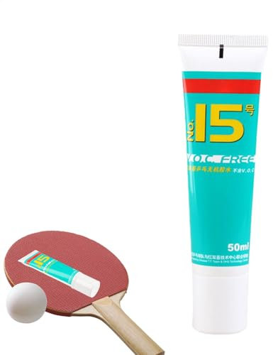 Table Tennis Glue - -pong Glue, Table Tennis Glues Racket | 50ML Rubbers Table Tennis Racket Liquid Glue, STable Tennis Racket Sponge Wipe, Base Glues Brush Cylinder Sponge Brush For Water