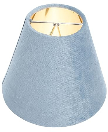 OSALADI Lampenschirm Für Schreibtischlampe Blau Lichtschutzhülle Aus Stoff Elegant Und Langlebig Passend Für Tischlampen Und Schlafzimmerlampen