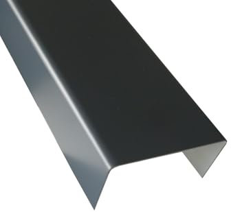 Alu U-Profil Anthrazit RAL 7016 2250 mm Aluminium Blechprofil 0,8 mm Kantblech Winkelprofil Bau- & Heimwerkerbedarf, Form des Artikels: 20x90x20 mm