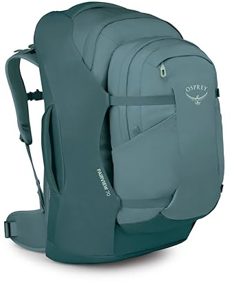 Osprey Fairview Damen-Reiserucksack, 70L, Cascade Blue-Torrent Blue