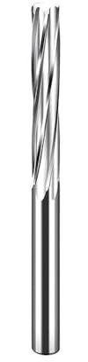 Utensile for foratura da 3,83-5,55 mm, alesatore for lavorazione CNC in carburo cementato for alesatura di metalli, 1 pezzo(3.85x25x50x4T)