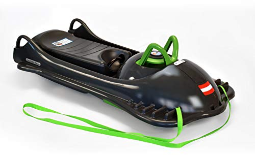 KHW Unisex Jugend Mountain Racer Schlitten, anthrazit, 106x53x30 cm